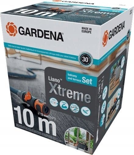Gardena Tekstilslange Liano Xtreme 1/2, 10m Sæt + Adapter