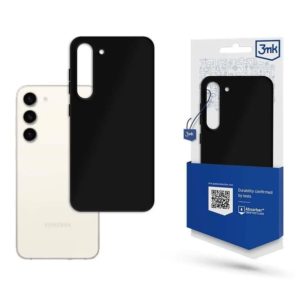 Samsung Galaxy S23 Plus - 3mk Matt Case musta