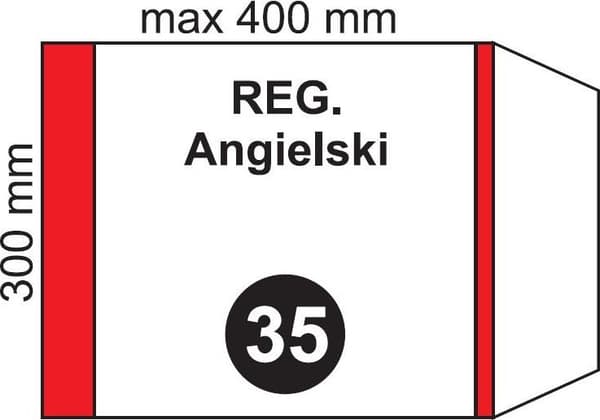 Justerbart støttedæksel NR. 35 (20 stk.)