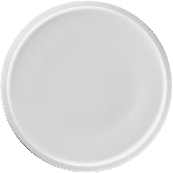 STONE Flad tallerken 24 cm hvid