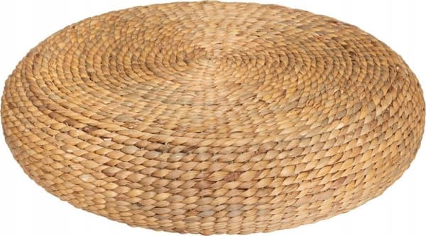 Atmosphera Flätad sittpuff OTTOMAN, Ø 55 cm