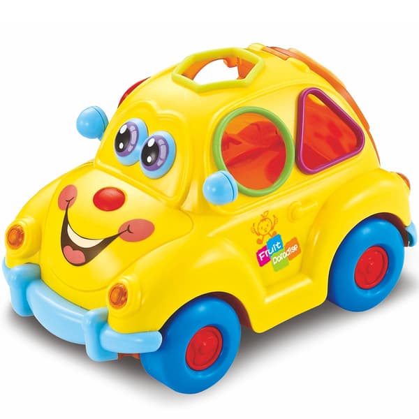 Hauska auto musiikilla ja valolla