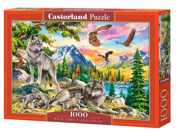Palapelit 1000 Susiperhe ja Kotkat CASTOR