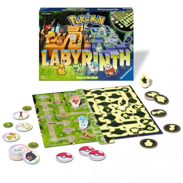 Labyrint Pokémon selvlysende i mørket