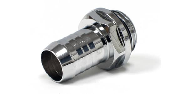 Raka Bitspower-kopplingar G1/4 tum AG för 10 mm ID - ljussilver