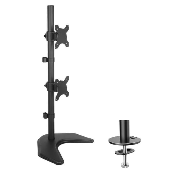 Techly Skrivbordsstativ för 2 bildskärmar 13\" - 27\" (ICA-LCD 2520V)