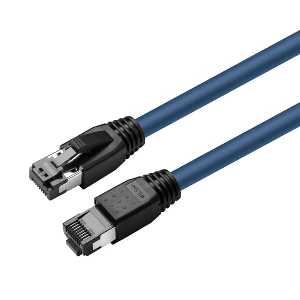 MicroConnect CAT8.1 S/FTP 10m Blå LSZH Skærmet Netværkskabel, AWG 24