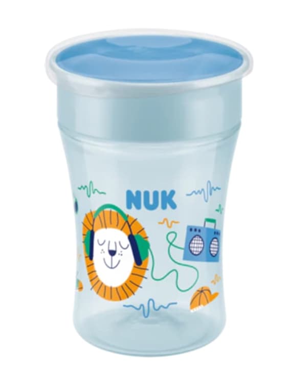 NUK Magic Cup 360° Drickskant 230 ml blå