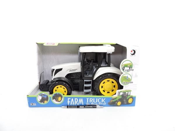 Traktor 32cm m/klokke i æske 1502-CT HIPO