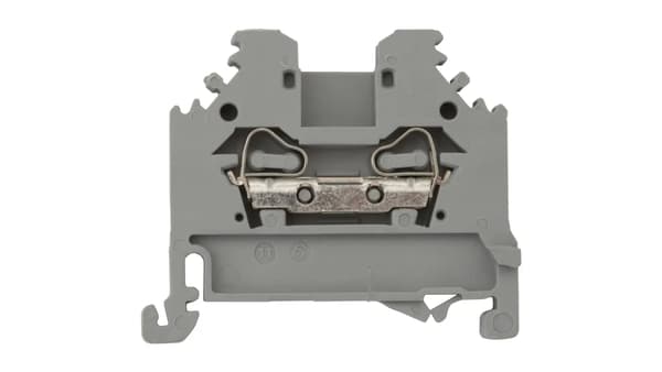 2-johtiminen kiskoliitin 2,5mm2 harmaa 280-101