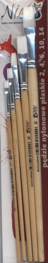 Nylon litteät pedaalit Niki 4/ 2+4+6+10+14