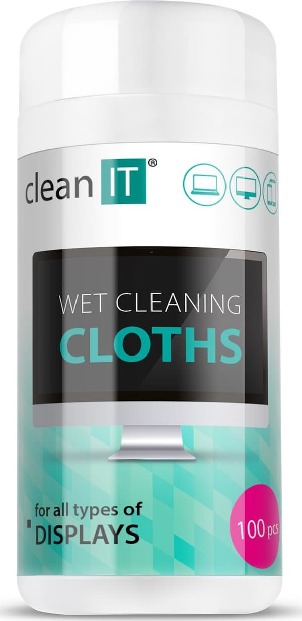 Clean it CLEAN IT Våtservetter för skärmar 100 st