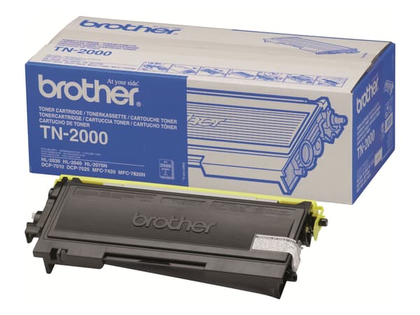 Brother TN2000 - sort - original - tonerpatron