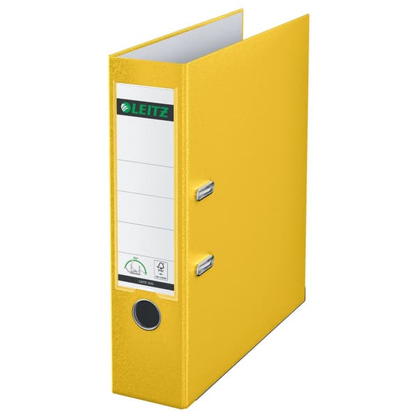 Kansio Leitz A4 80mm keltainen (4002432316960)
