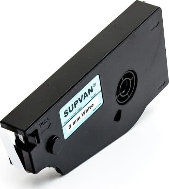 SUPVAN TECHNOLOGY Klæbebånd hvid 9mm 16m TP-L09EW