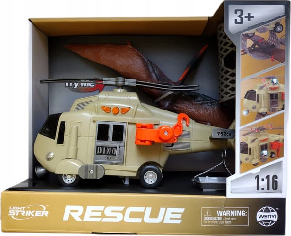 Helikopter 1:16 med lys og lyd