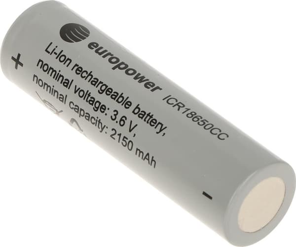 LI-ION BATTERI BATTERI ICR18650CC/EP 3.6V EUROPOWER