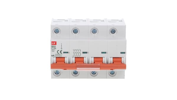 LSiS Strømafbryder 1.5 modul 4P C 100A 10KA BKH 4P C100A 06110363R0