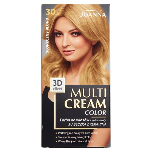 Joanna Multi Cream Color -hiusväri nro 30.5 Sunny Blonde