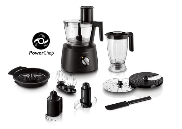 Philips Avance Collection Foodprocessor Sort, 1000 W, Antal hastigheder 12, 2,2 L
