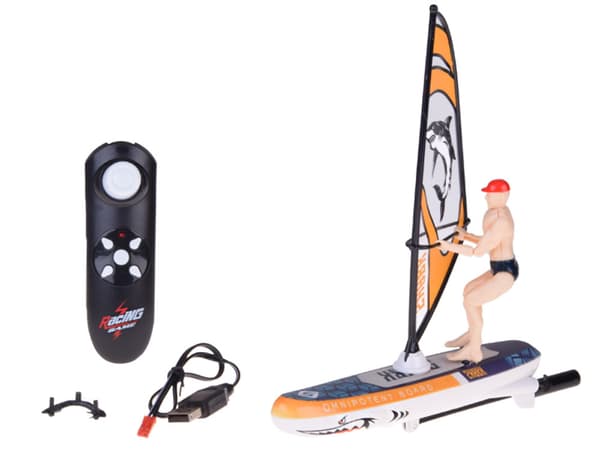 Fjärrstyrd, lysande WINDSURFER flytande med fjärrkontroll RC0740