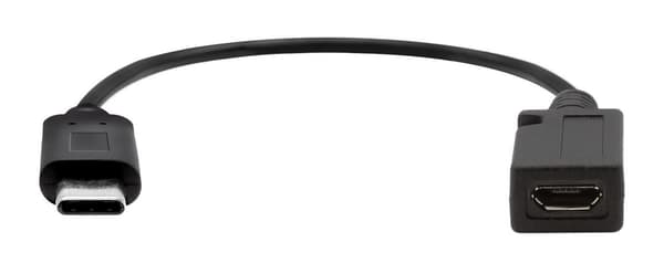 ProXtend USB-C till USB 2.0 Micro B-adapter 20 cm svart