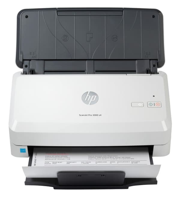 HP Scanjet Pro 3000 S4 arkfødet scanner 600 x 600 dpi A4 sort, hvid