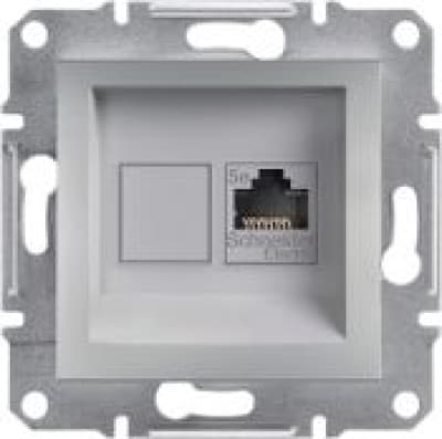 Schneider Electric Computerstik Aspora Cat.5e UTP Uden Ramme Aluminium (EPH4300161)