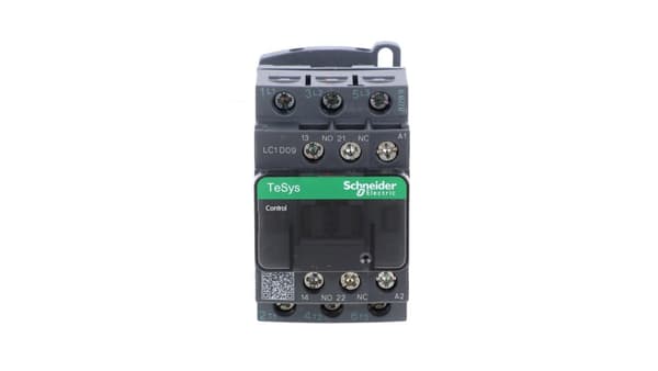 TeSys Deca effektkontaktor 9A 3P 380-400V AC 1S 1B LC1D09Q7