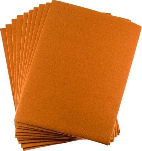 Filt A4 brun 2mm 10 stk