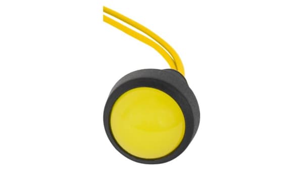 LED-lys fi 20mm, 24V gul/gul F4.0075