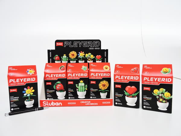 -PADS-SLUBAN KUKAT (6 KPL. 1 NÄYTTÖ)