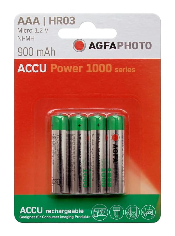 Akku Mignon NiMH micro/AAA /1.2V/900mA