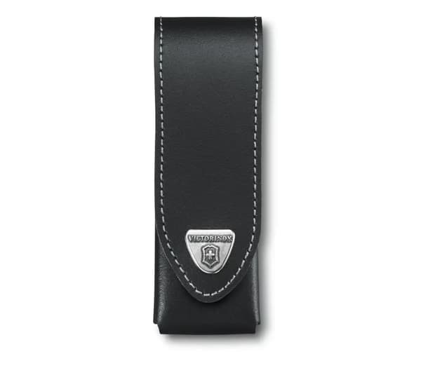 Etui til Victorinox 111mm og ST lommeknive, 2-4 lag, læder, sort