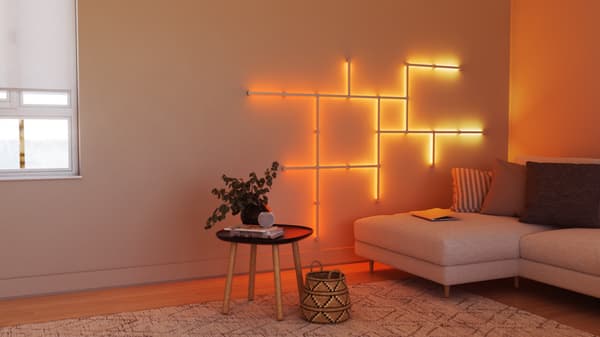 LED-list Nanoleaf Nanoleaf Lines Squared Expansion Pack (3 paneler)
