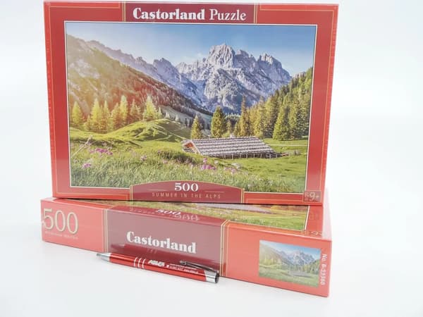 Puslespil 500 Sommer i Castor Alperne