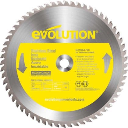 Evolution TCT Vidia sav til skæring af rustfrit stål 355mm 90z (EVO-355-90-SN)