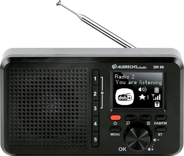 Albrecht DR 86 Bärbar Digitalradio