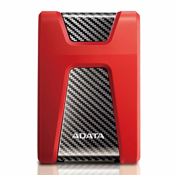 Ulkoinen kiintolevy A-DATA DashDrive Durable HD650 2TB Punainen AHD650-2TU31-CRD