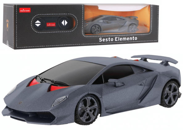 RC-urheiluauto 1:24 kauko-ohjattava Lamborghini Sesto Elemento harmaa