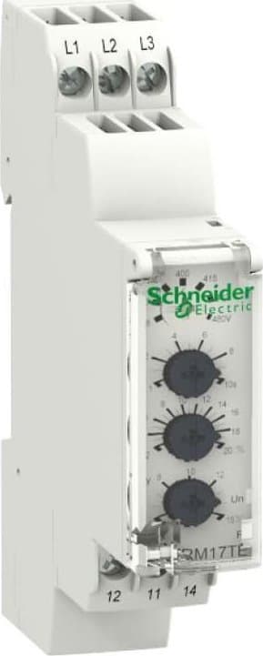 Schneider Electric Kontrolrelæ Multifunktionelt RM17-TE, Område 183.. 528 V AC RM17TE00
