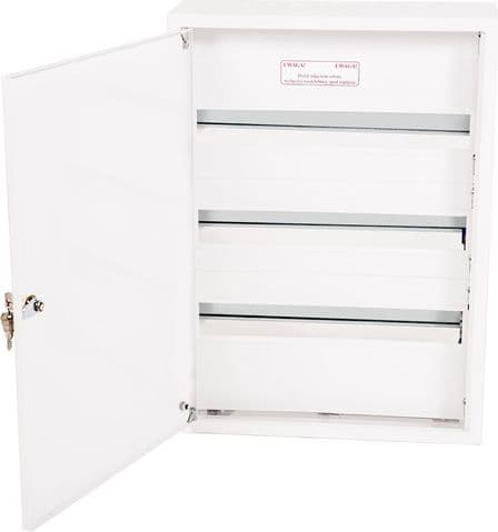 3x20 pinta-asennettava modulaarinen kytkinlaite IP40 A-RZ13-lukolla