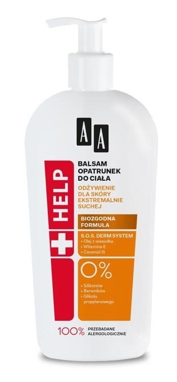 AA HELP Vartaloemulsio - erittäin kuiva iho 400ml