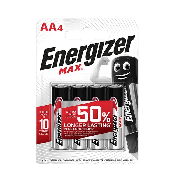 ENERGIZER MAX AA E91 4 kpl