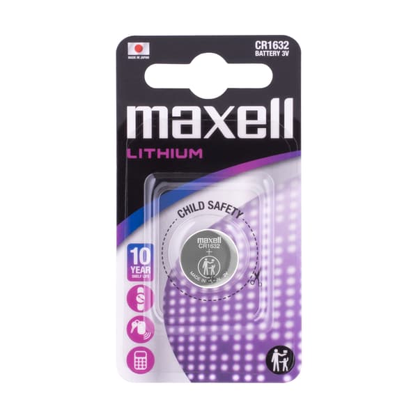CR1632 1BL Maxell (lithiumbatteri)