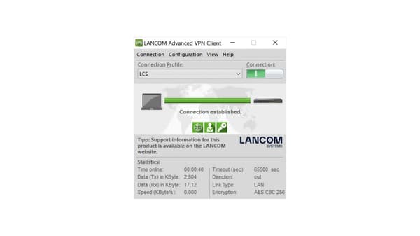 Lancom Option Router Adv. vpn Client WIN -päivityslisenssi laatikossa, päivityslisenssi, WIN