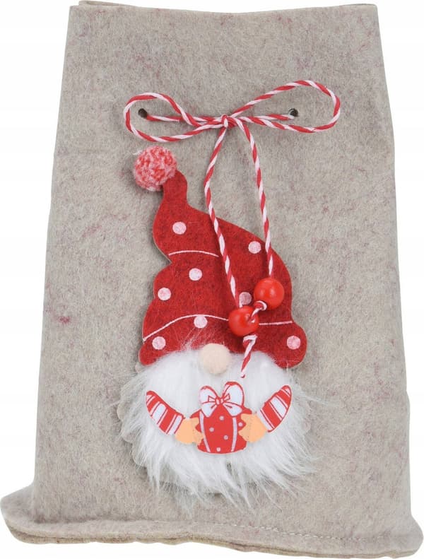 Julepynt Home Styling Collection Julepose med nisse, 12 x 14,5 cm