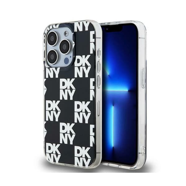 DKNY DKHCP15XHDLCEK iPhone 15 Pro Max 6.7\" sort/sort hardcase IML Checkered Mono Pattern