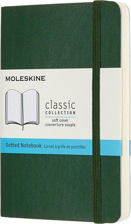 Notesbog 13x21 linjer myrtegrøn MOLESKINE