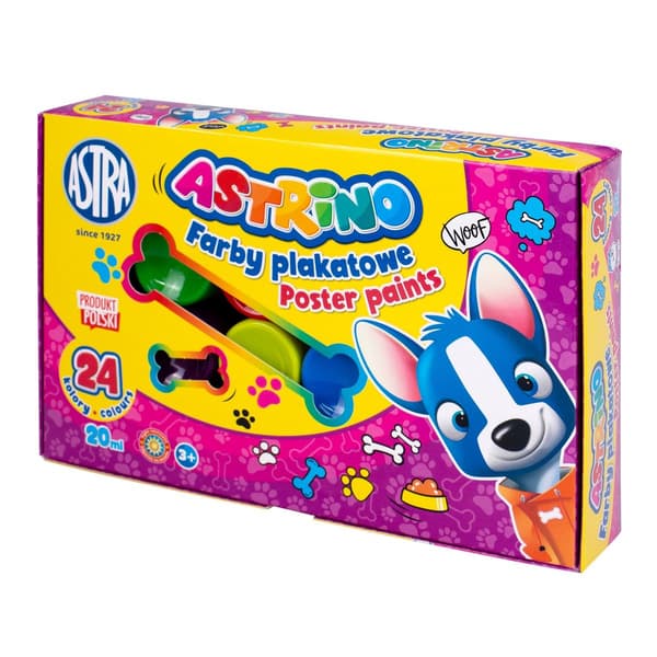 Affischfärger 24 färger Astrino 20ml ASTRA